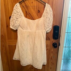 Lilly Pulitzer white eyelet dress